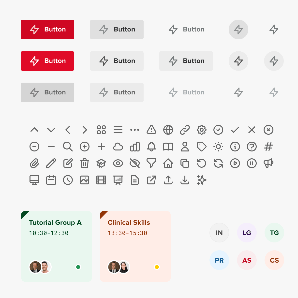 Components - Design Systems and Front-End Development for a curriculum content management system